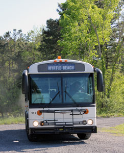 WCTS bus to Myrtle Beach